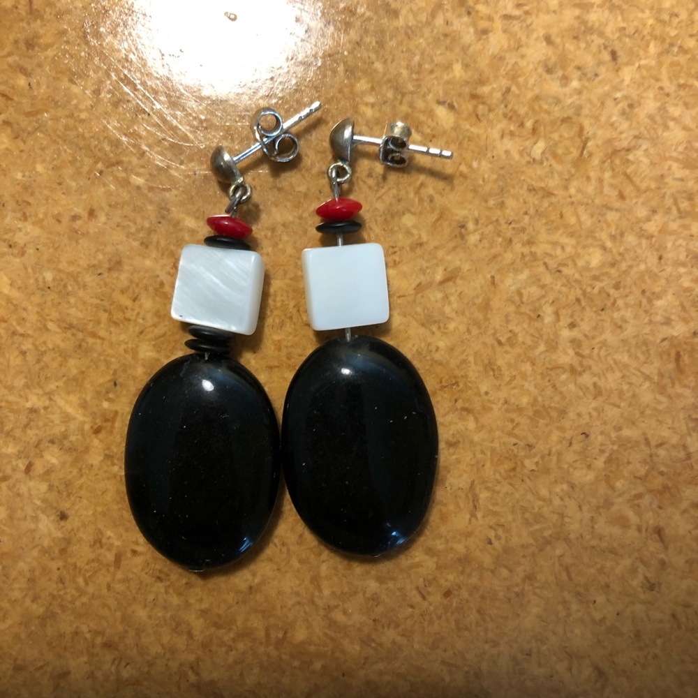 Sterling Silver Gemstone Earrings